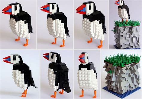 lego bird cute birds   lego bricks  thomas poulsom lego