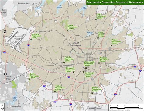 recreation centers map greensboro nc