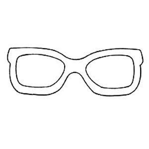 sunglasses template google search sewing patterns  coloring