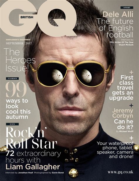 uk gq magazine september  liam gallagher exclusive cover interview yourcelebritymagazines