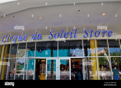 cirque du soleil retail store sign  downtown disney marketplace  orlando florida usa stock