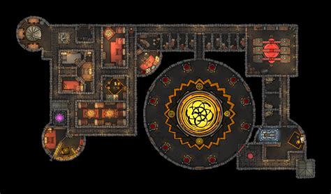 morvold press battle map halloween themed noble estate   level
