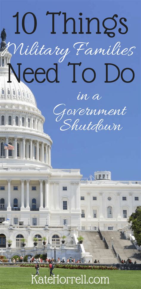 10 things to do in a government shutdown katehorrell