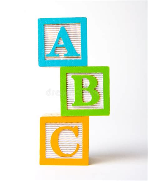 wooden alphabet blocks stacked stock photo image  kindergarten