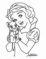 Snow Coloring Pages Disney Printable Color Drawing Kitten Nemo Dwarfs Book Finding Seven Print Princess Adult Sheets Holding Crush Kids sketch template