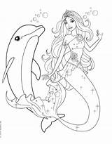 Mermaid Coloring Pages Elsa Getcolorings Color sketch template