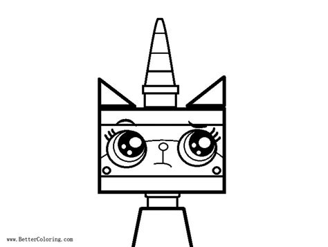 unikitty coloring pages  showlover  printable coloring pages