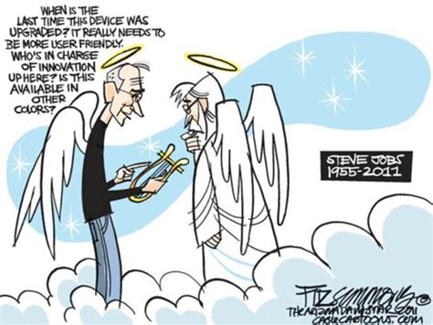 steve jobs arrives in heaven