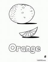 Orange Coloring Pages Kids Color Printable Fruits Comments Recommended Library Books Learn sketch template