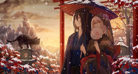 25 Anime Winter Couple Wallpaper Sachi Wallpaper