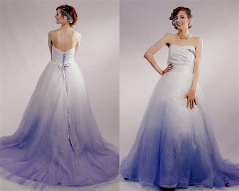 shopzters   trend     dip dyed wedding gowns  white wedding dresses