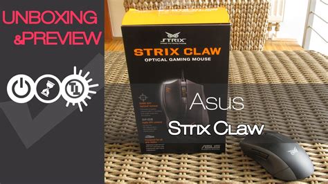 asus strix claw unboxing preview youtube