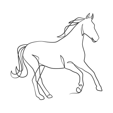 horse  drawing vector art icons  graphics