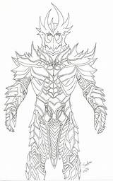 Skyrim Armor Coloring Pages Dragon Slush Puppy Drawing Knight Deadric Sketch Deviantart Easy Template Sheets Choose Board sketch template