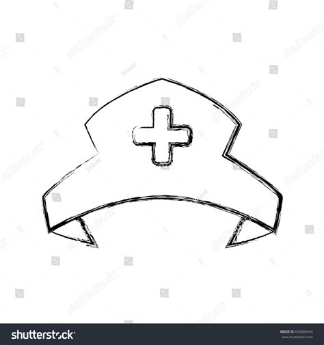 nurse hat drawing