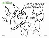 Halloween Coloring Frankenweenie Kids Printables Cool Printable Pages Fun Coolest Fingers Re sketch template