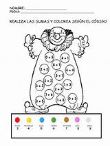 Sumas Suma Colorea Restas Fichas Niños Matematicas Inicial Practicar Tablas Sumar Resta Trabajo Números Aprendizaje sketch template
