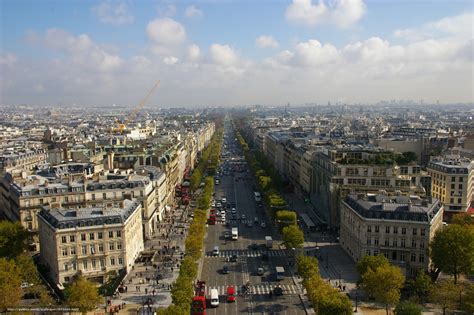 Champs Elysees Paris France Wallpapers Driverlayer Search Engine