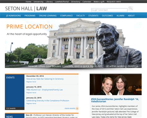 compelling legal websites home page