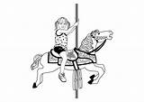 Merry Round Go Coloring Coloriage Manege Drawing Manège Dessin Un Pages Tableau Choisir Getcolorings Foraine Getdrawings sketch template