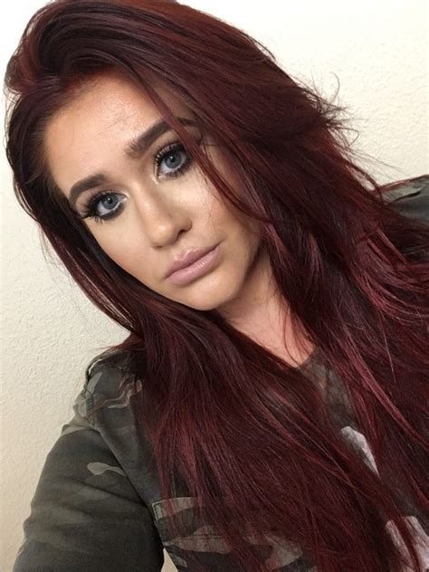 How I Color My Hair Auburn Red Kimandmakeup