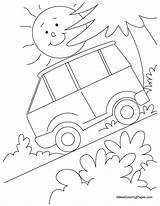 Coloring Slope Steep Drawing Kids Pages Dive Transport Sport Transportation Visit Van Getdrawings Designlooter Bestcoloringpages sketch template