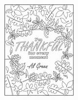 Coloring Gratitude Pages Thankful Printable Thankfulness Kids Thank Show Moment Every sketch template