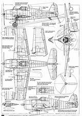 Hellcat Grumman F6f F4f Wildcat Revised Balsa Plane sketch template
