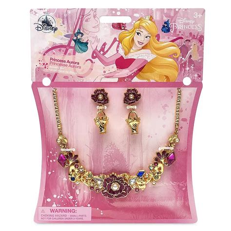 disney store aurora sleeping beauty costume jewelry set 2020 new