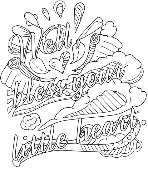 printable coloring book pages  adults swear words