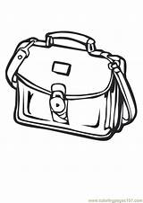 Handbag Purse Template Coloring Pages sketch template