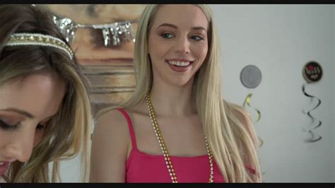 Teasing My Step Brother On New Years Lily Larimar And Paige Owens
