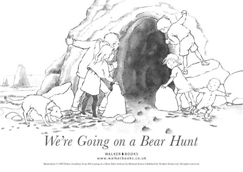 bear hunt colouring sheet scholastic kids club