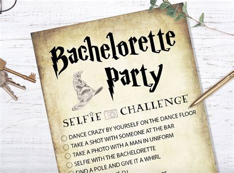 Harry Potter Bachelorette Party Printable Game Cards The