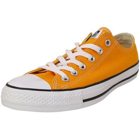 converse converse chuck taylor  star ox orange ray ankle high fashion sneaker