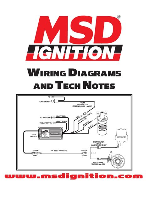 msd ignition systems wiring diagrams