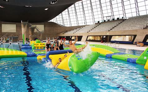 uk s largest indoor inflatable aquatic experience london on the inside