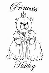 Coloring Pages Princess Hailey sketch template