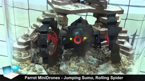 parrot minidrones jumping sumo rolling spider  edition youtube