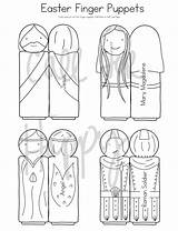 Finger Puppets sketch template