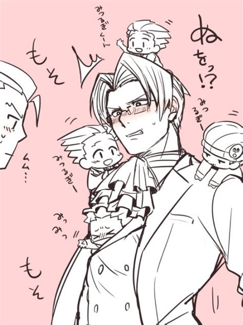 Ace Attorney Miles Edgeworth Phoenix Wright Phoenix