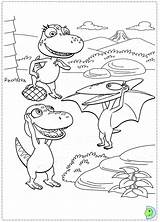 Dinokids Coloring Dinosaur Train Close sketch template