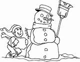Coloring Christmas Pages Snowman Holiday Printable Print Color Book Boy Kids Books Happy Filminspector sketch template