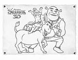 Shrek Coloring Pages Printable Kids sketch template