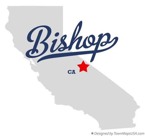 Bishop California Map