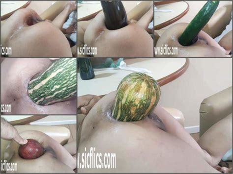 Having Sex With Vegetables Wife Monster Anal Gape Loose