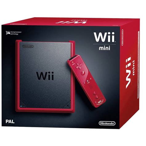 wii mini console red  conradcom