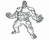 Coloring Pages Strong Man Hulk Red Getcolorings Getdrawings sketch template
