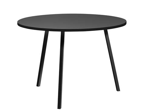 tavolo rotondo loop  hay nero   design