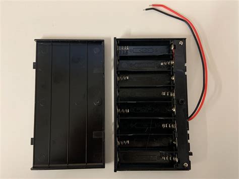 8 X 1 5v 12v Aa Battery Holder Case Box With On Off Switch And Leads
